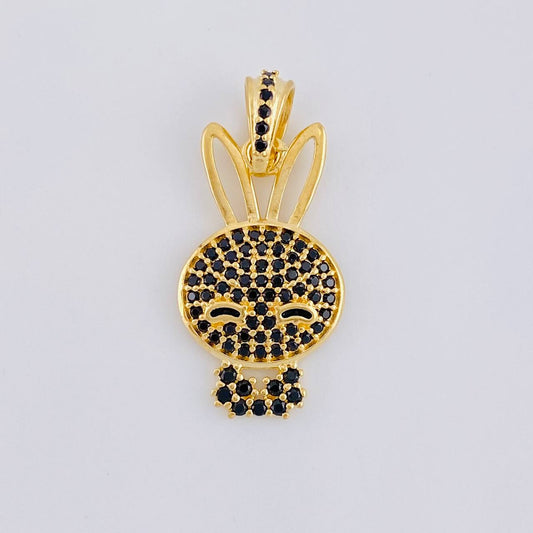 Dije Rostro Conejo 2.25 g / 2.7 cm Oro Amarillo 18K