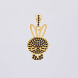 Dije Rostro Conejo 2.25 g / 2.7 cm Oro Amarillo 18K
