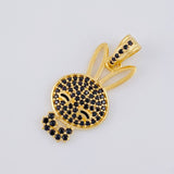 Dije Rostro Conejo 2.25 g / 2.7 cm Oro Amarillo 18K