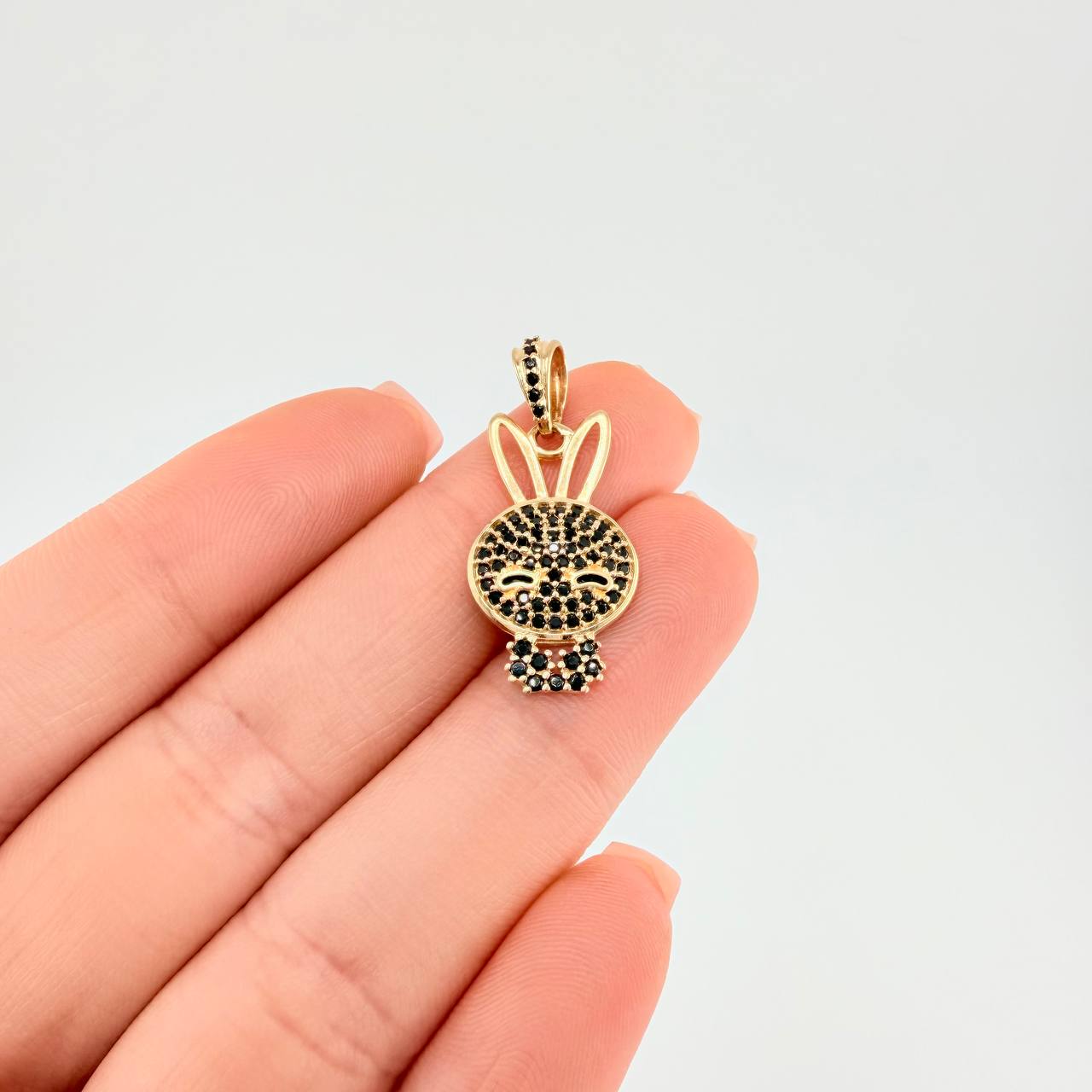 Dije Rostro Conejo 2.25 g / 2.7 cm Oro Amarillo 18K