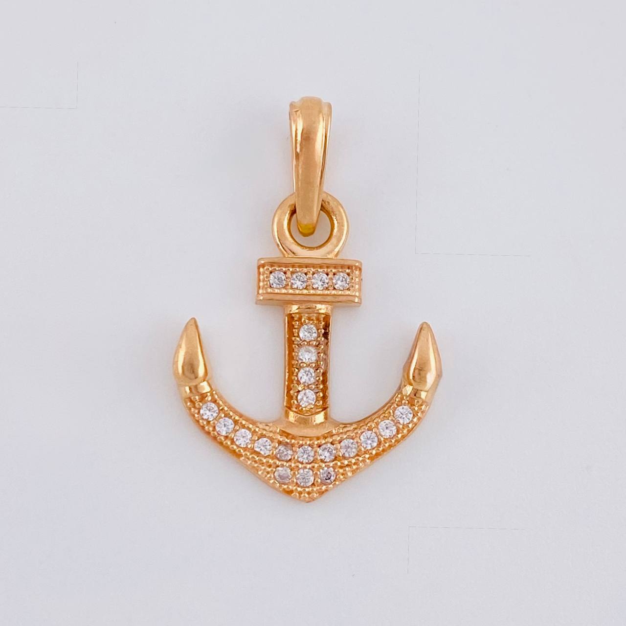 Dije Ancla 1.55 g / 2.3 cm Oro Rosa 18K