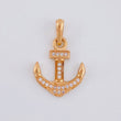 Dije Ancla 1.55 g / 2.3 cm Oro Rosa 18K