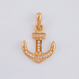 Dije Ancla 1.55 g / 2.3 cm Oro Rosa 18K