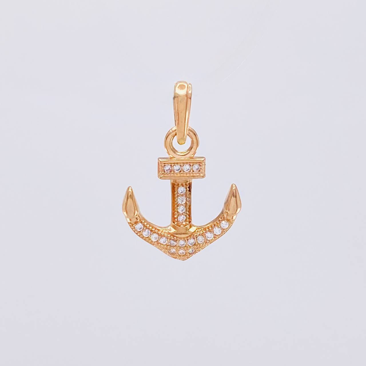 Dije Ancla 1.55 g / 2.3 cm Oro Rosa 18K