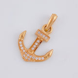 Dije Ancla 1.55 g / 2.3 cm Oro Rosa 18K