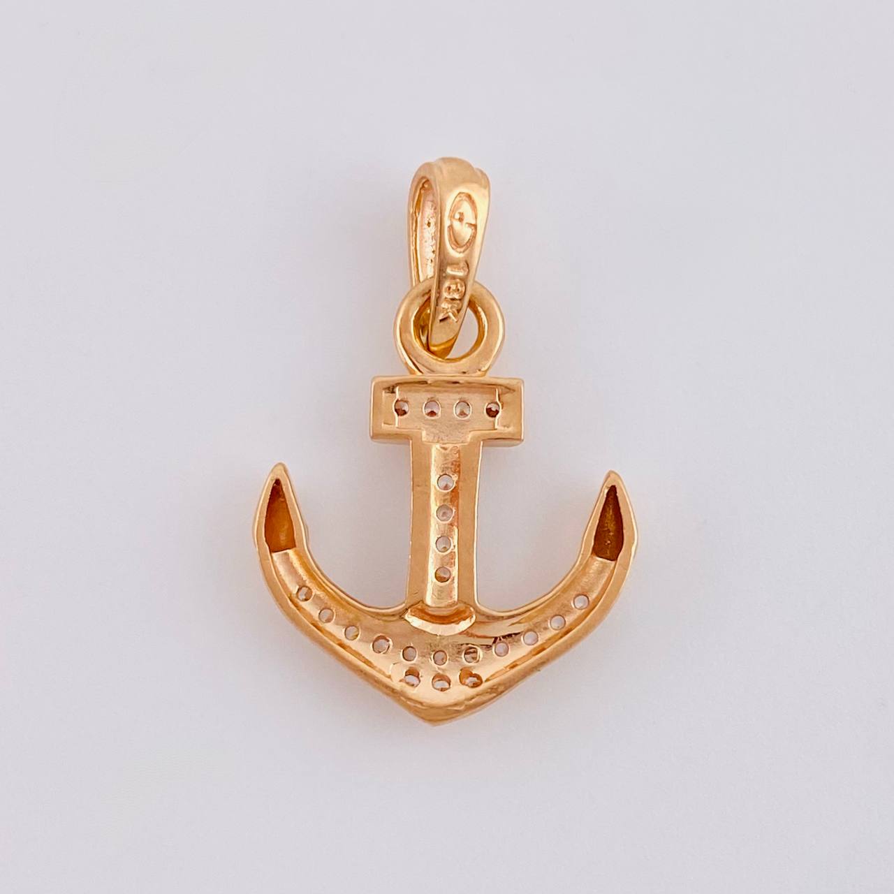 Dije Ancla 1.55 g / 2.3 cm Oro Rosa 18K