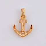 Dije Ancla 1.55 g / 2.3 cm Oro Rosa 18K