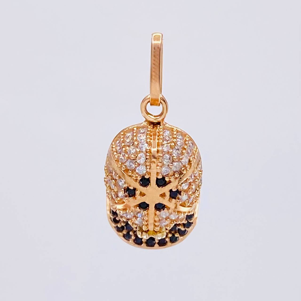 Dije Gorra NY 2.1 g / 2.2 cm Oro Rosa 18K
