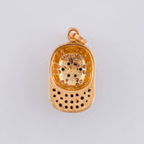 Dije Gorra NY 2.1 g / 2.2 cm Oro Rosa 18K