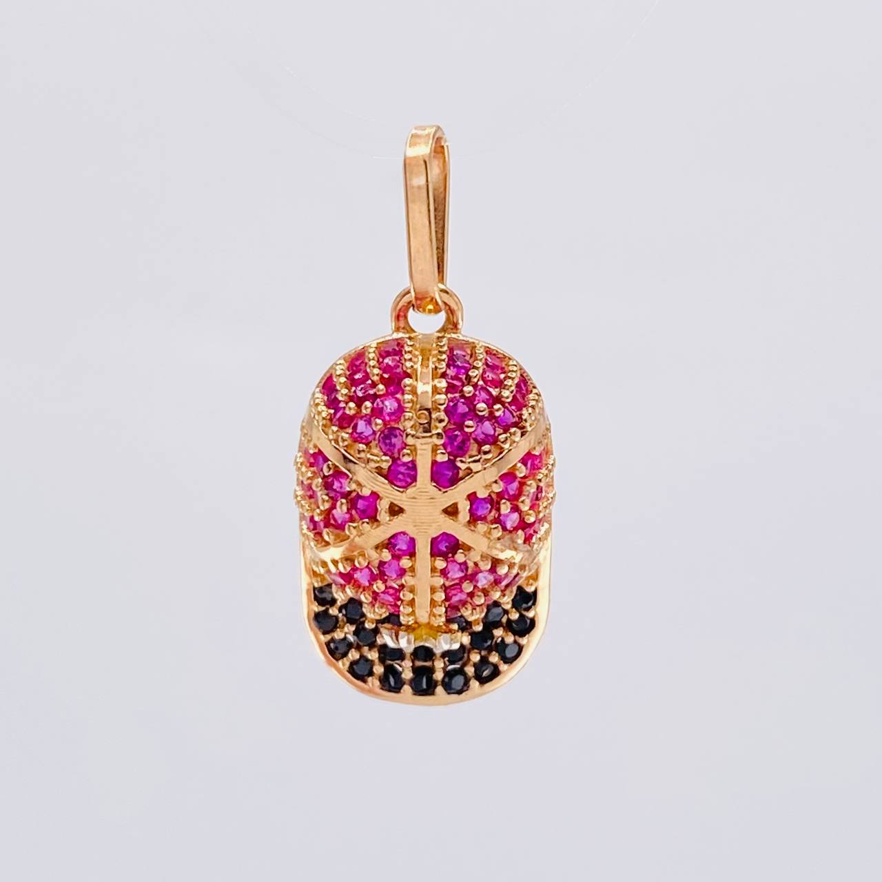 Dije Gorra NY 1.95 g / 2.1 cm Oro Rosa 18K