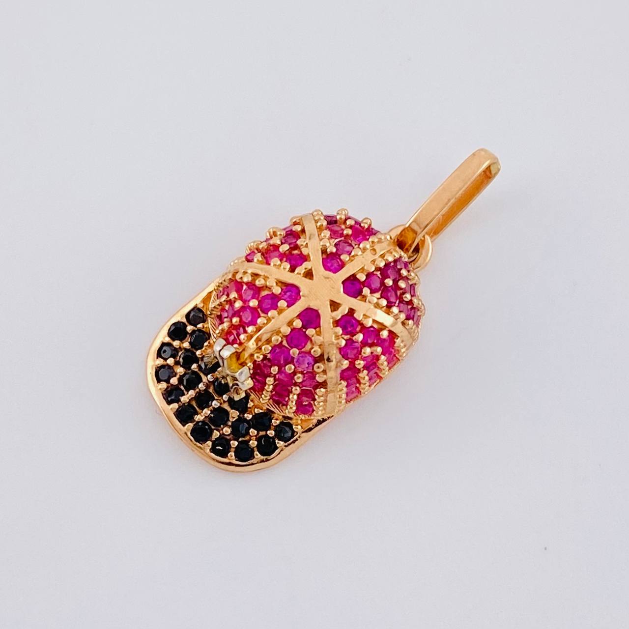 Dije Gorra NY 1.95 g / 2.1 cm Oro Rosa 18K