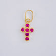 Dije Cruz Tupida 0.55 g / 1.7 cm Oro Amarillo 18K