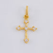 Dije Cruz Flecha 0.7 g / 2 cm Oro Amarillo 18K