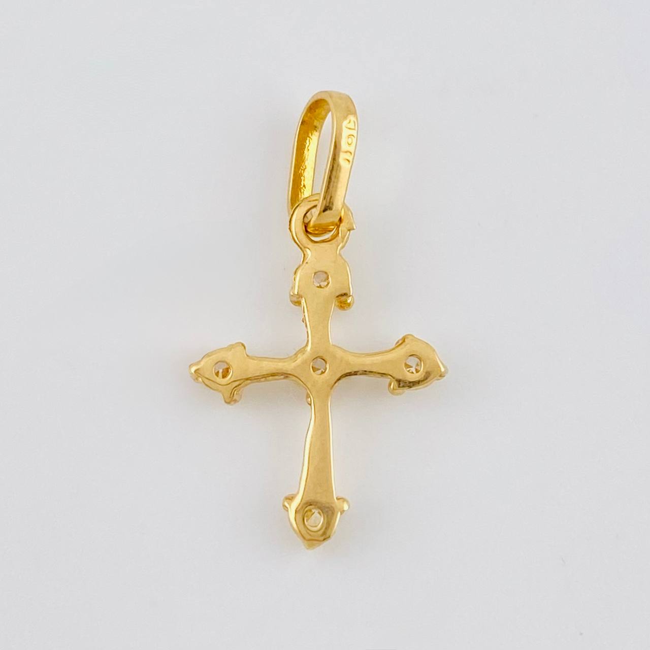 Dije Cruz Flecha 0.7 g / 2 cm Oro Amarillo 18K