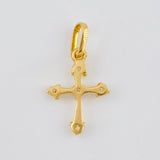 Dije Cruz Flecha 0.7 g / 2 cm Oro Amarillo 18K