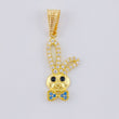 Dije Rostro Conejo 1.15 g / 2.7 cm Oro Amarillo 18K