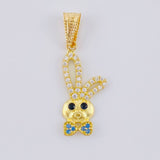 Dije Rostro Conejo 1.15 g / 2.7 cm Oro Amarillo 18K