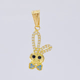 Dije Rostro Conejo 1.15 g / 2.7 cm Oro Amarillo 18K