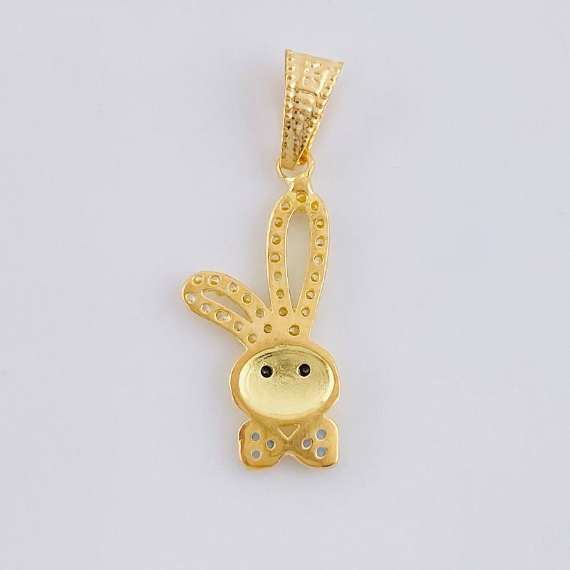 Dije Rostro Conejo 1.15 g / 2.7 cm Oro Amarillo 18K