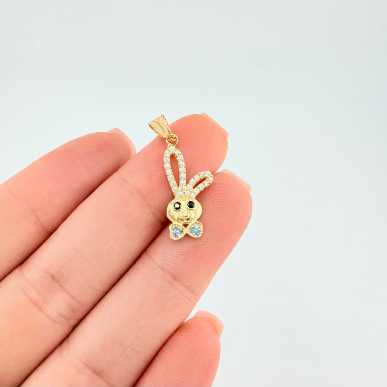 Dije Rostro Conejo 1.15 g / 2.7 cm Oro Amarillo 18K