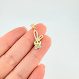 Dije Rostro Conejo 1.15 g / 2.7 cm Oro Amarillo 18K