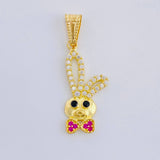 Dije Rostro Conejo 1.15 g / 2.7 cm Oro Amarillo 18K