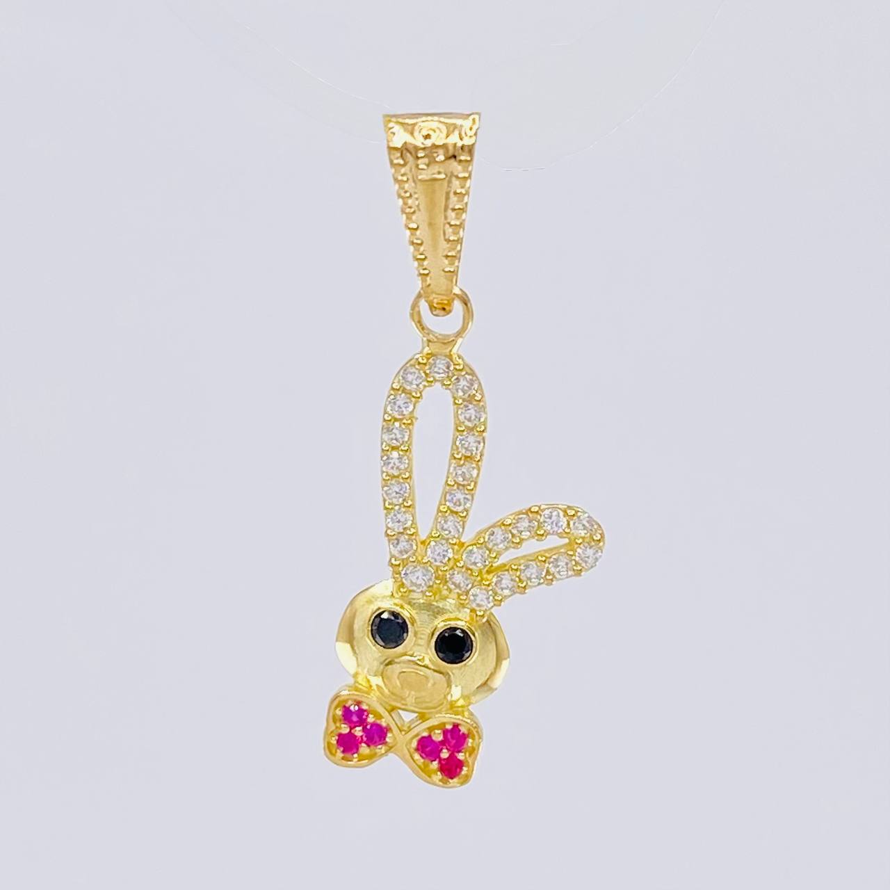 Dije Rostro Conejo 1.15 g / 2.7 cm Oro Amarillo 18K
