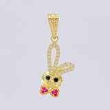 Dije Rostro Conejo 1.15 g / 2.7 cm Oro Amarillo 18K