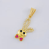 Dije Rostro Conejo 1.15 g / 2.7 cm Oro Amarillo 18K