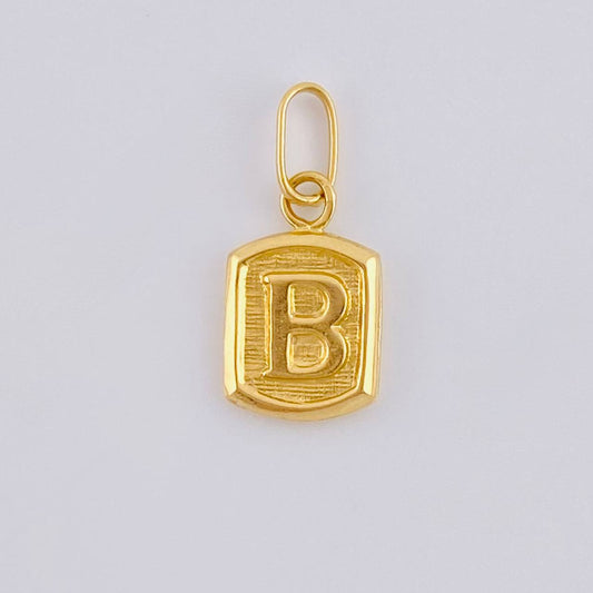 Dije Letra B 0.35 g / 1.4 cm Oro Amarillo 18K