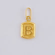 Dije Letra B 0.3 g / 1.4 cm Oro Amarillo 18K