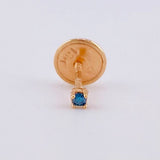 Topos Unico Cuatro Garras Diamante 2 Pts 0.2 g / 1.6 mm Oro Rosa 18K