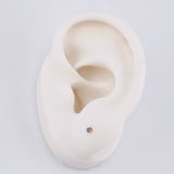 Topos Unico Cuatro Garras Diamante 2 Pts 0.2 g / 1.6 mm Oro Rosa 18K