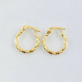 Candongas Kari 0.85gr / 1.5cm / Oro Amarillo 18K *