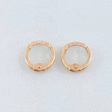 Candongas Kona 0.55gr / 0.9cm / Oro Rosa 18K