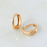 Candongas Kona 0.55gr / 0.9cm / Oro Rosa 18K