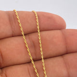 Set Cadena y Dije Lazo + Virgen Guadalupe 1.35gr / 50cm / Oro Amarillo 18K (Oferta) $