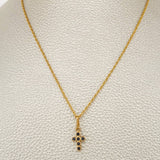 Set Cadena y Dije Lazo + Cruz 1.5gr / 45cm / Oro Amarillo 18K (Oferta) $