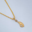 Set Cadena y Dije Lazo + Ala 1.35gr / 40.3cm / Oro Amarillo 18K (Oferta) $
