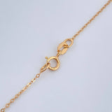 Set Cadena y Dije Aro Seguido + Ancla 1.15gr / 45cm / Oro Rosa 18K (Oferta) $