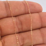 Set Cadena y Dije Aro Seguido + Ancla 1.15gr / 45cm / Oro Rosa 18K (Oferta) $