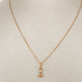 Set Cadena y Dije Aro Seguido + Ancla 1.15gr / 45cm / Oro Rosa 18K (Oferta) $
