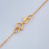 Set Cadena y Dije Aro Seguido + Cruz 1.35gr / 45.3cm / Oro Rosa 18K (Oferta) $