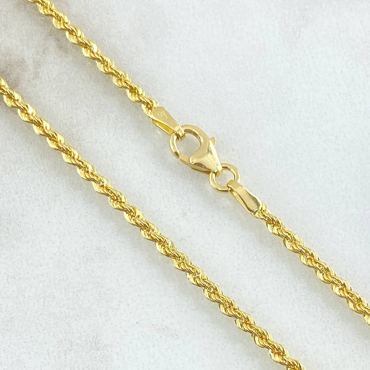 Cadena Lazo 3.6gr / 60cm / +3 Oro 18K