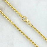 Cadena Lazo 3.6gr / 60cm / +3 Oro 18K