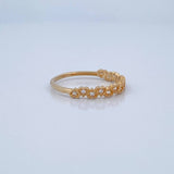 Anillo Corazones Intercalados 1.65gr / T6 3/4 / Oro 18K &