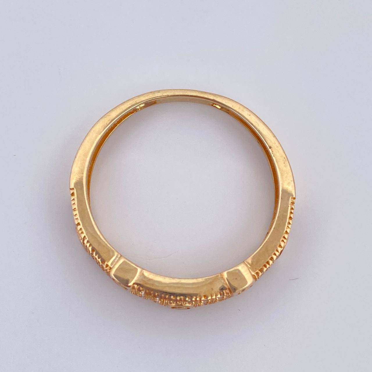 Anillo Tornillo 2.85gr / T7 3/4 / Oro 18K &