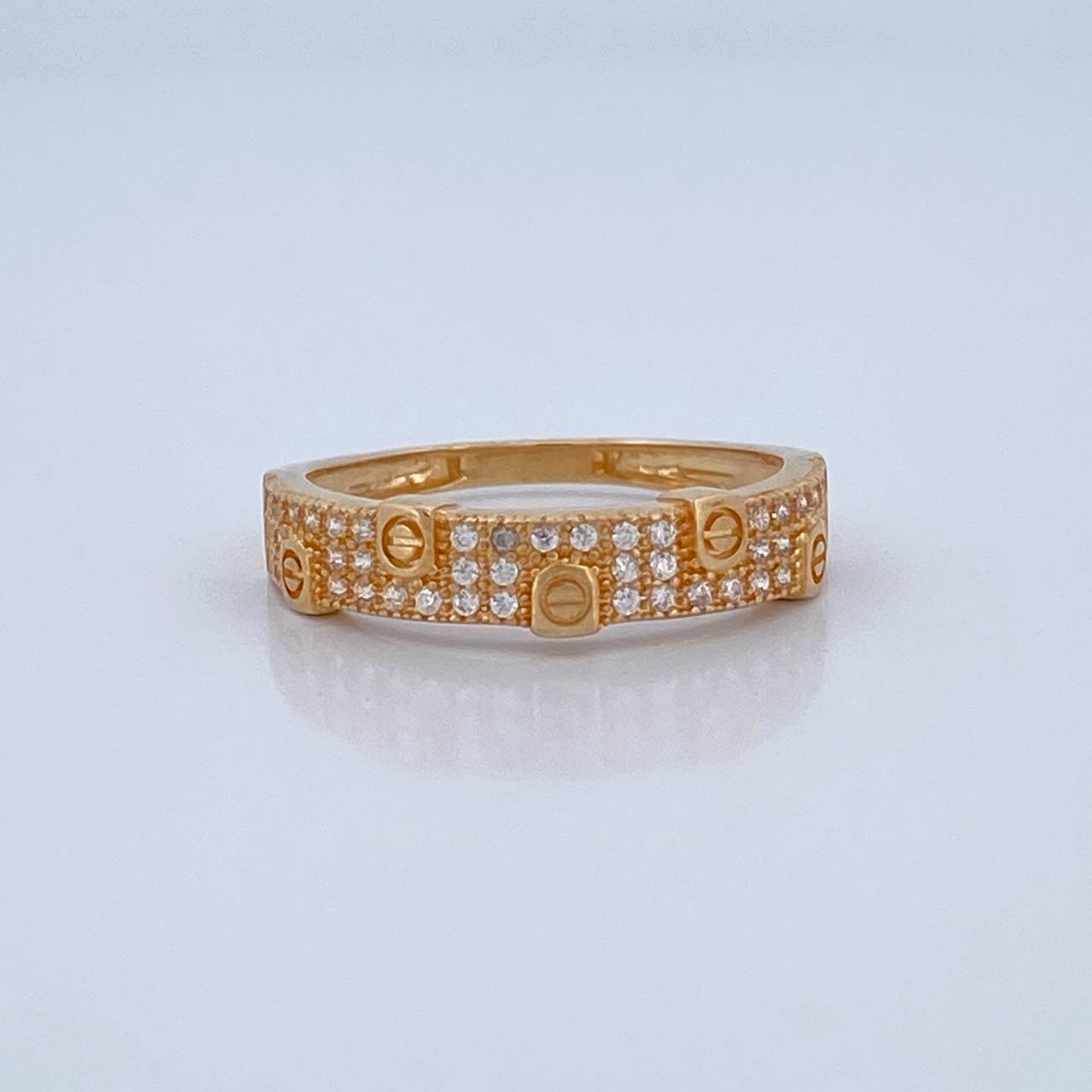 Anillo Tornillo 2.85gr / T7 3/4 / Oro 18K &