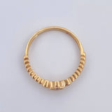 Anillo Solitario Trio 1.95gr / T7 1/4 / Oro 18K &