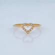 Anillo Silueta Corazon 1.15gr / T5 3/4 / Oro 18K &